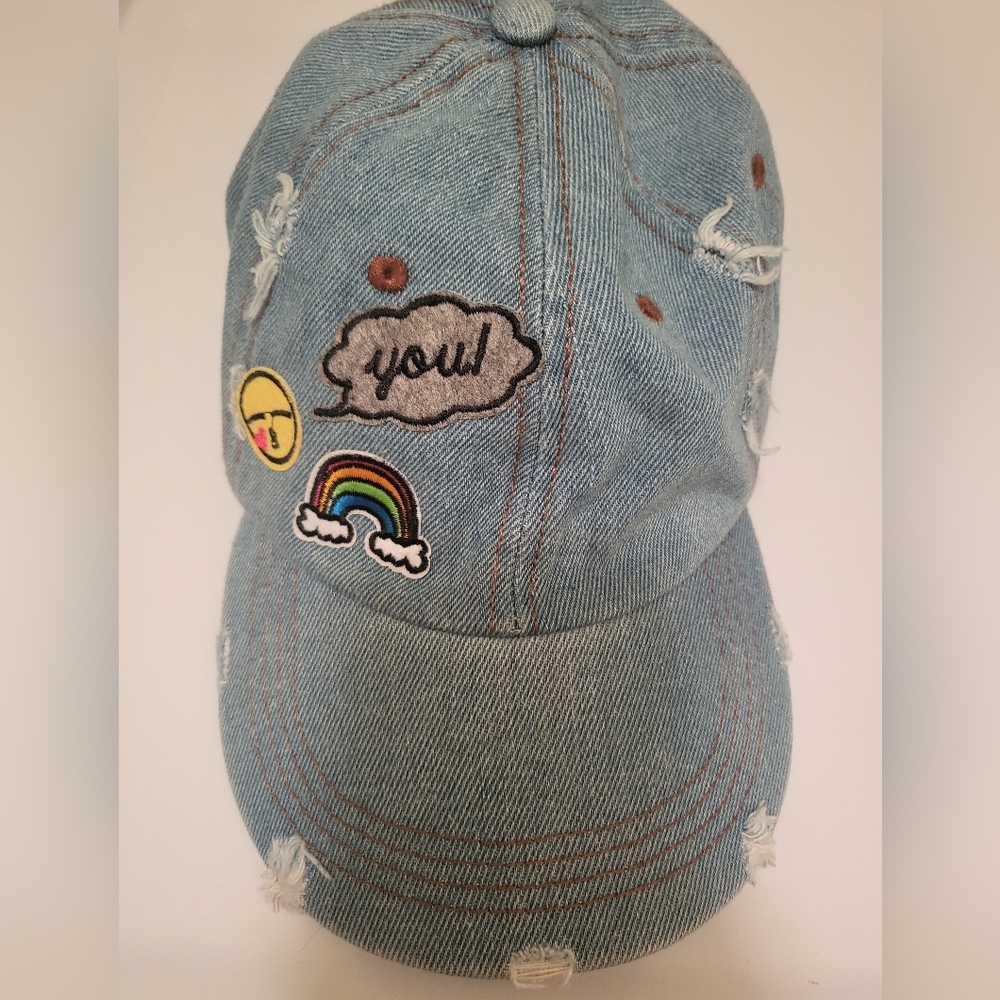 David and Young - Denim Patchwork Cap